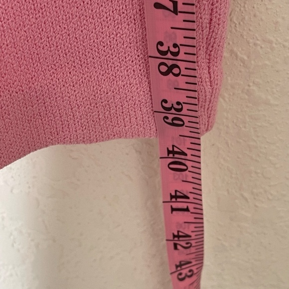 St. John Collection by Marie Gray Santana Knit Pants Size 10 Pink Wide Leg - Picture 12 of 12